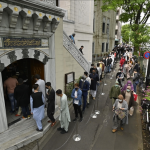 Mosque in Tokyo with Muslim worshippers