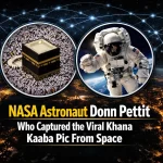 NASA Astronaut Captures a Rare View of the Kaaba Glowing from Space
